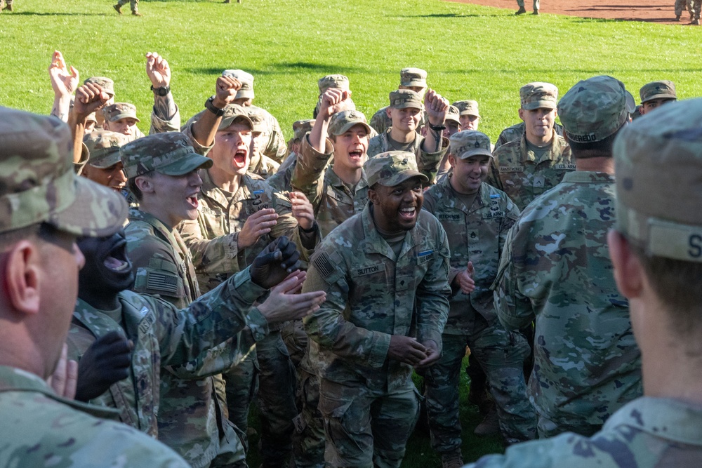 2nd Cavalry Regiment E2B Testing: Pinning Ceremony