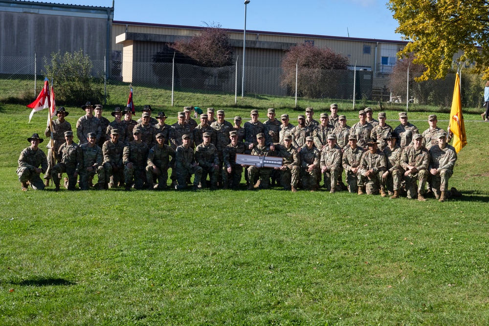 2nd Cavalry Regiment E2B Testing: Pinning Ceremony