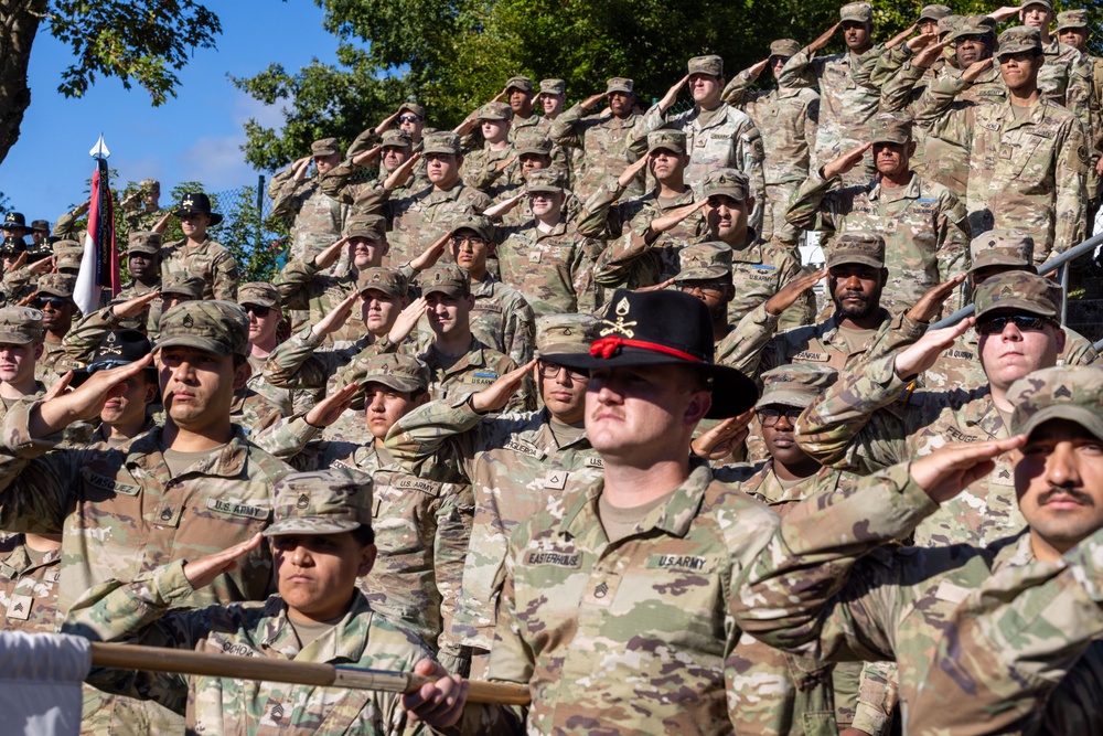 2nd Cavalry Regiment E2B Testing: Pinning Ceremony