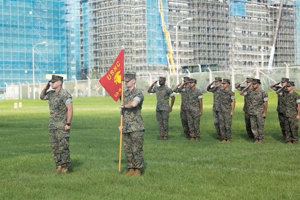 CLB-31 Standup Ceremony, Combat Logistics Company Bravo and Headquarters Company