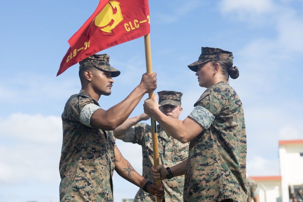 CLB-31 Standup Ceremony, Combat Logistics Company Bravo and Headquarters Company