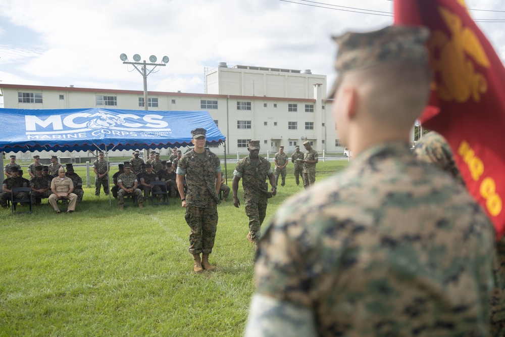 CLB-31 Standup Ceremony, Combat Logistics Company Bravo and Headquarters Company