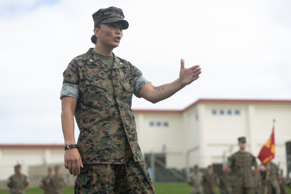 CLB-31 Standup Ceremony, Combat Logistics Company Bravo and Headquarters Company