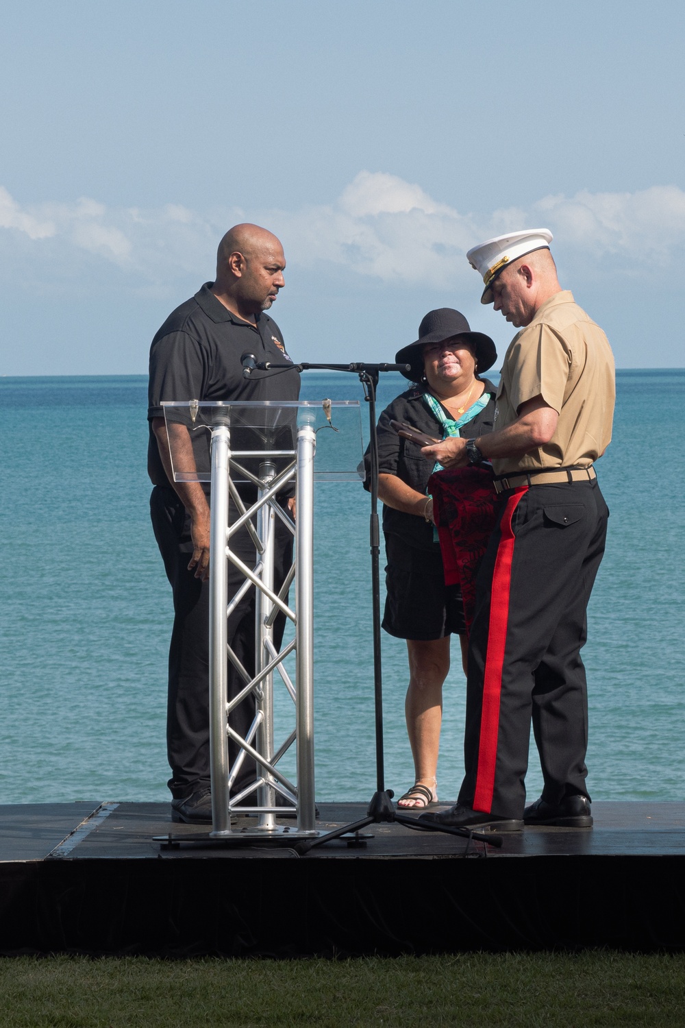 U.S. Marines, families of fallen, ADF participate in Tiwi Island and Larrakia people healing ceremony in Darwin