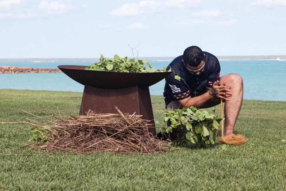 U.S. Marines, families of fallen, ADF participate in Tiwi Island and Larrakia people healing ceremony in Darwin