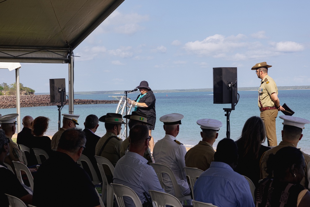 U.S. Marines, families of fallen, ADF participate in Tiwi Island and Larrakia people healing ceremony in Darwin