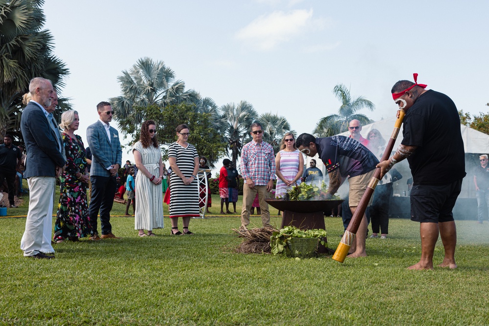 U.S. Marines, families of fallen, ADF participate in Tiwi Island and Larrakia people healing ceremony in Darwin