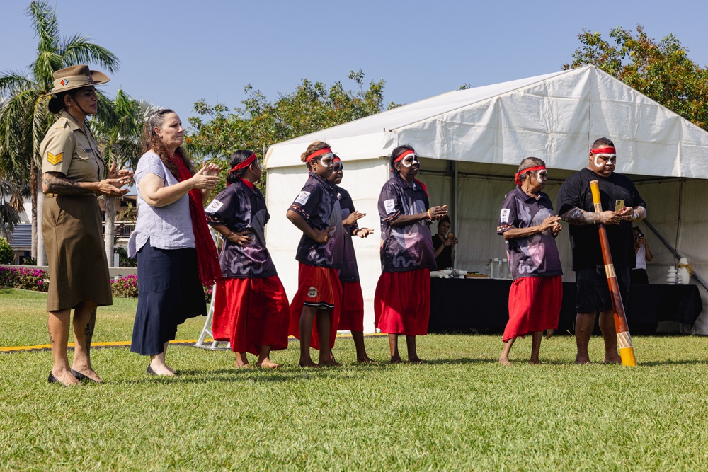 U.S. Marines, families of fallen, ADF participate in Tiwi Island and Larrakia people healing ceremony in Darwin