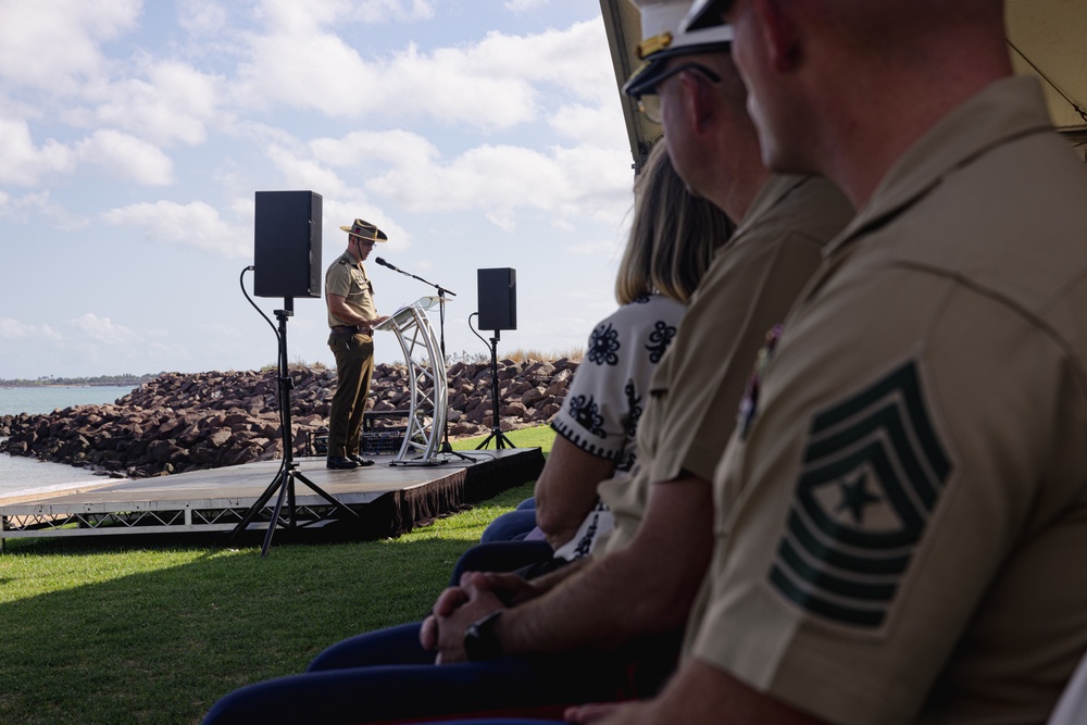 U.S. Marines, families of fallen, ADF participate in Tiwi Island and Larrakia people healing ceremony in Darwin