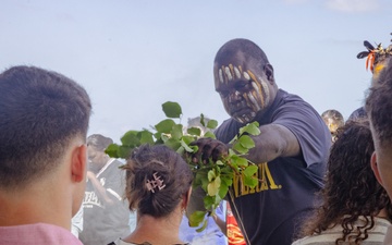 U.S. Marines, families of fallen, ADF participate in Tiwi Island and Larrakia people healing ceremony in Darwin