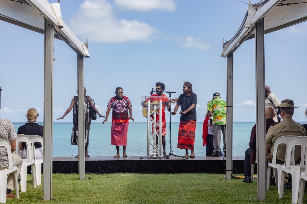 U.S. Marines, families of fallen, ADF participate in Tiwi Island and Larrakia people healing ceremony in Darwin