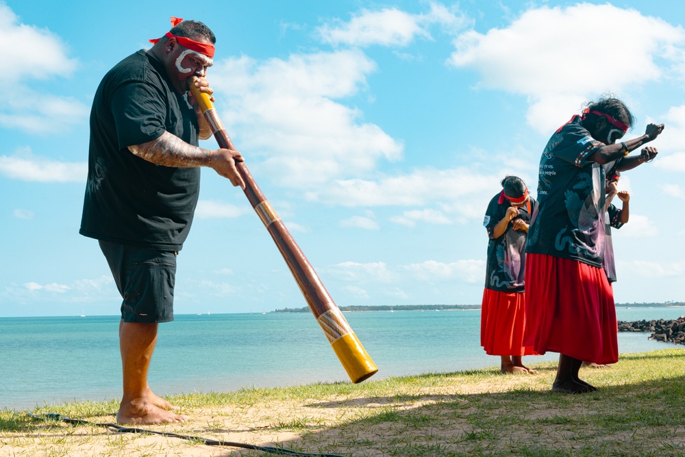 U.S. Marines, families of fallen, ADF participate in Tiwi Island and Larrakia people healing ceremony in Darwin