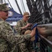 Chief Selects Clean USS Constitution