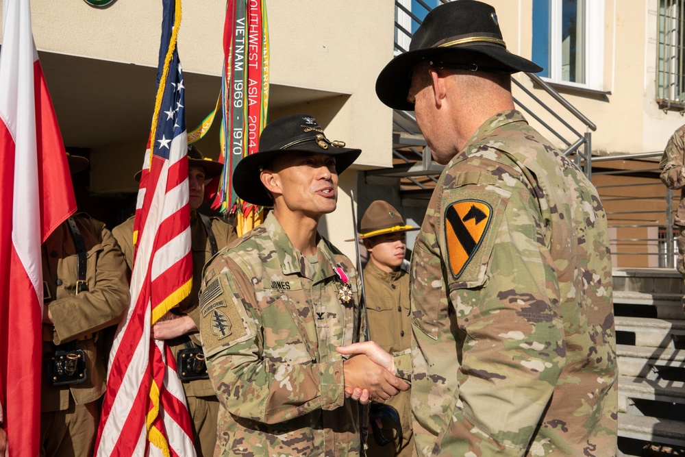 1st Cavalry Division Sustainment Brigade conducts change of command ceremony in Poland