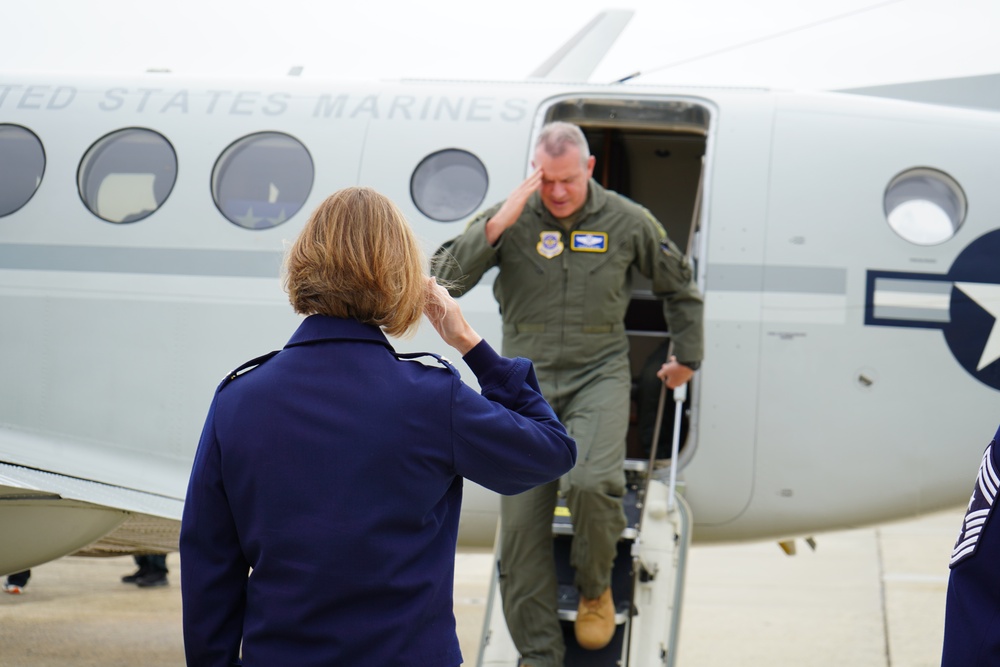 18th Air Force commander visits 89th Airlift Wing