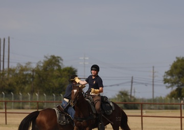 1st Cavalry Division Horse Cavalry Detachment Conducts Joint Training with British Cavalry for Rodeo Performance