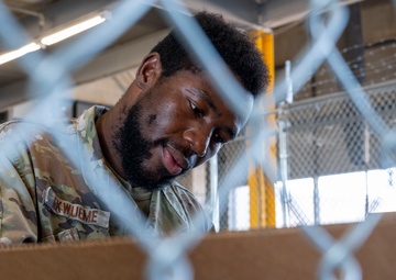 635th MMSS Airmen keep inventory for BEAR Base