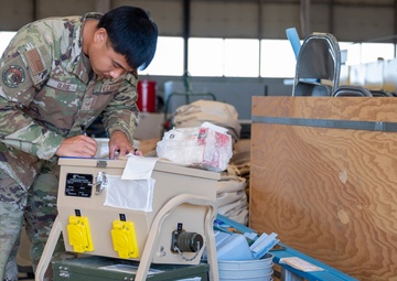 635th MMSS Airmen keep inventory for BEAR Base