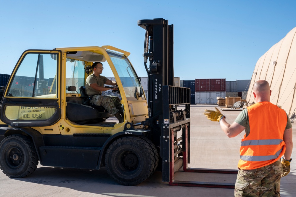 635th MMSS Airmen keep inventory for BEAR Base