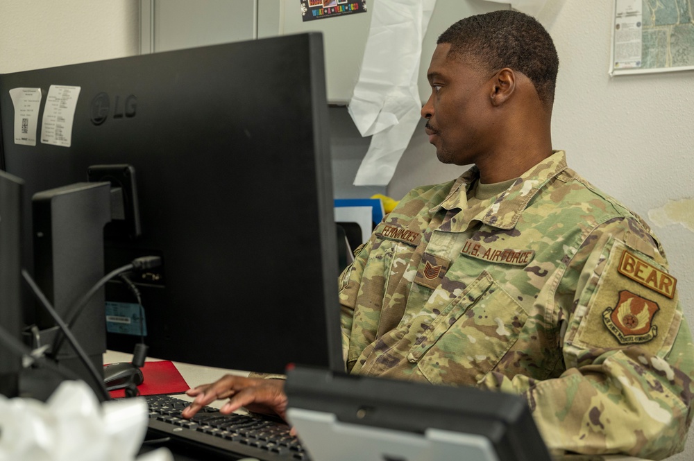 635th MMSS Airmen keep inventory for BEAR Base