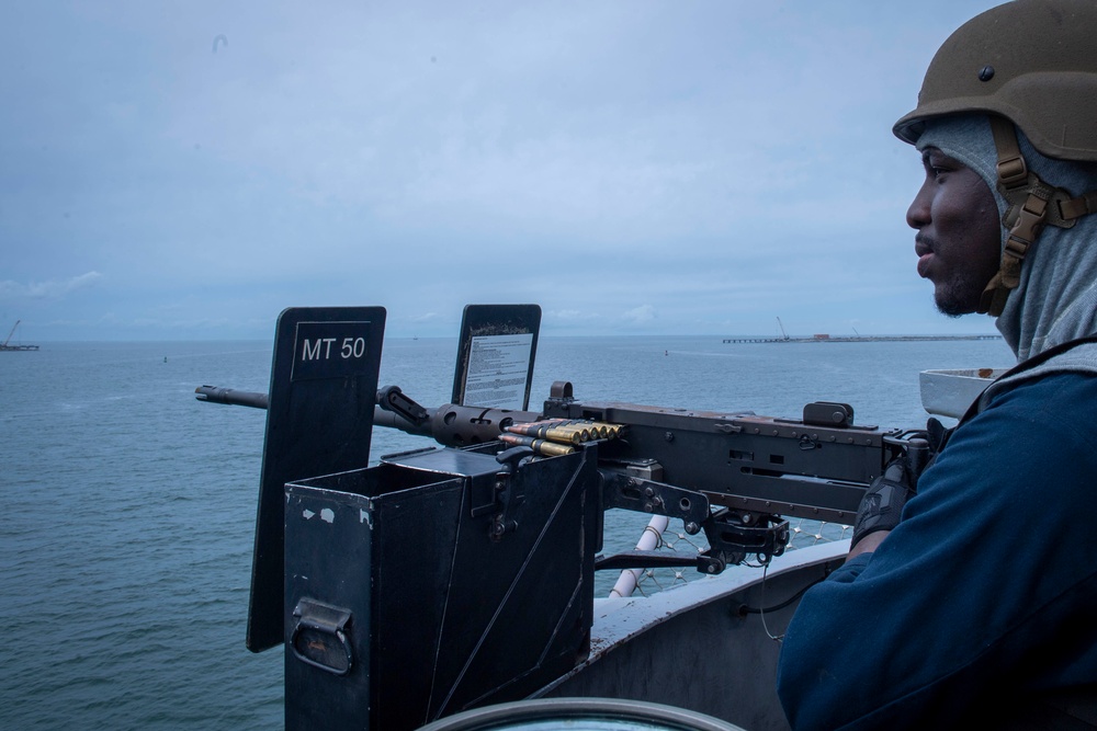 Ike Supports Naval Operations in the Atlantic Ocean