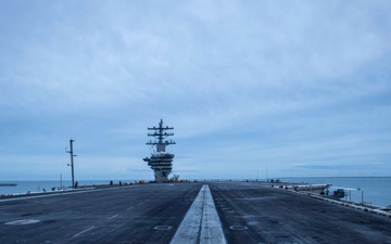 Ike Supports Naval Operations in the Atlantic Ocean