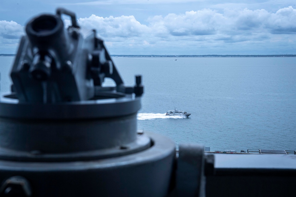 Ike Supports Naval Operations in the Atlantic Ocean