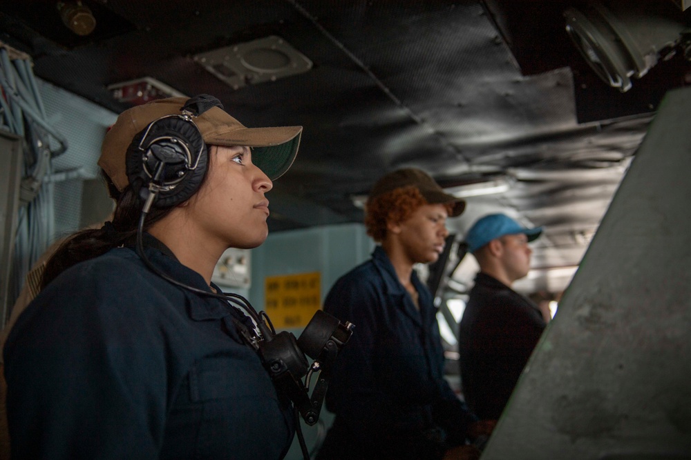 Ike Supports Naval Operations in the Atlantic Ocean