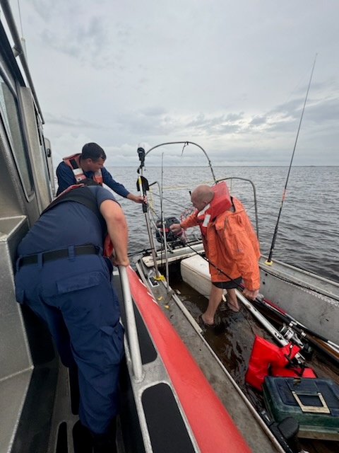 Coast Guard rescues man ahead of Hurricane Helene