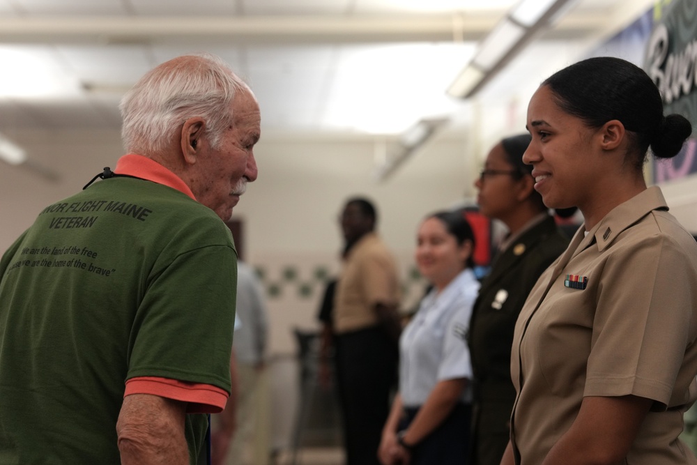 Honor Flight Maine visits Fort Meade