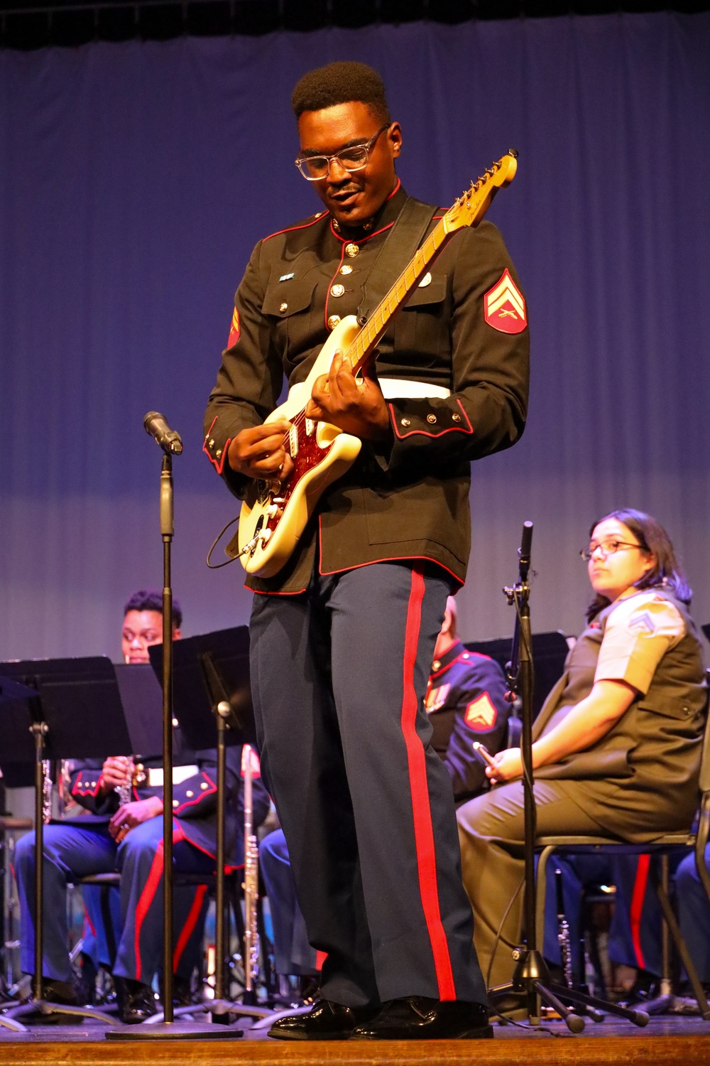 The 2nd Marine Aircraft Wing Band collaboration concert with the Eastern Carolina University Band