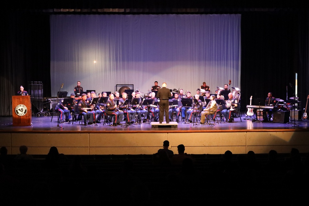 The 2nd Marine Aircraft Wing Band collaboration concert with the Eastern Carolina University Band