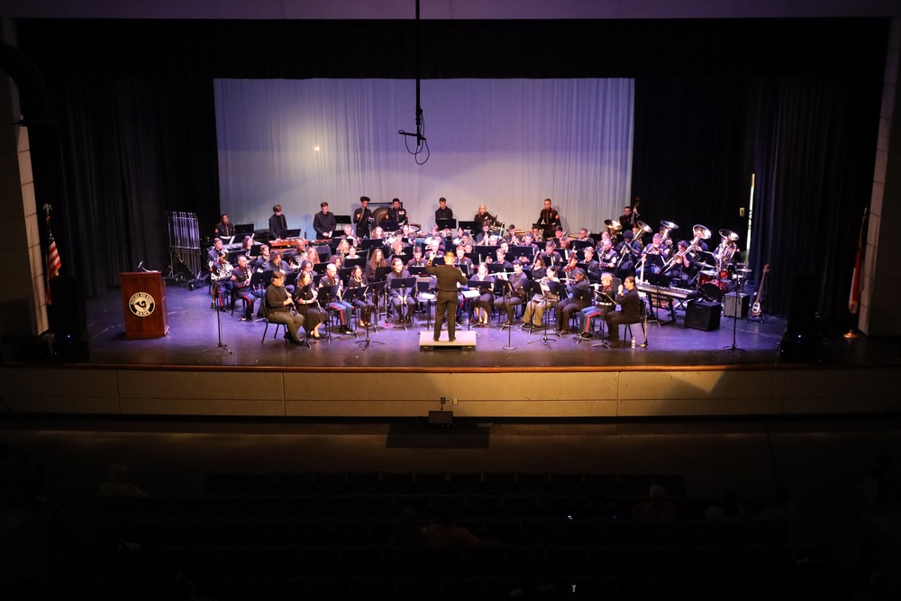 The 2nd Marine Aircraft Wing Band collaboration concert with the East Carolina University Band