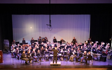 The 2nd Marine Aircraft Wing Band collaboration concert with the Eastern Carolina University Band