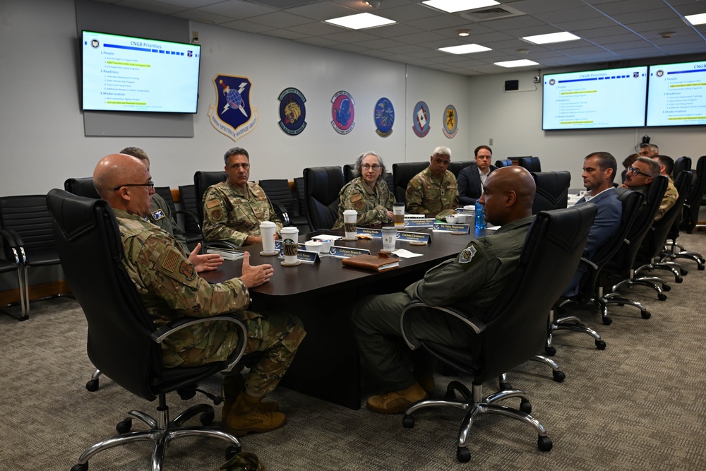 350th SWW hosts Air National Guard leaders