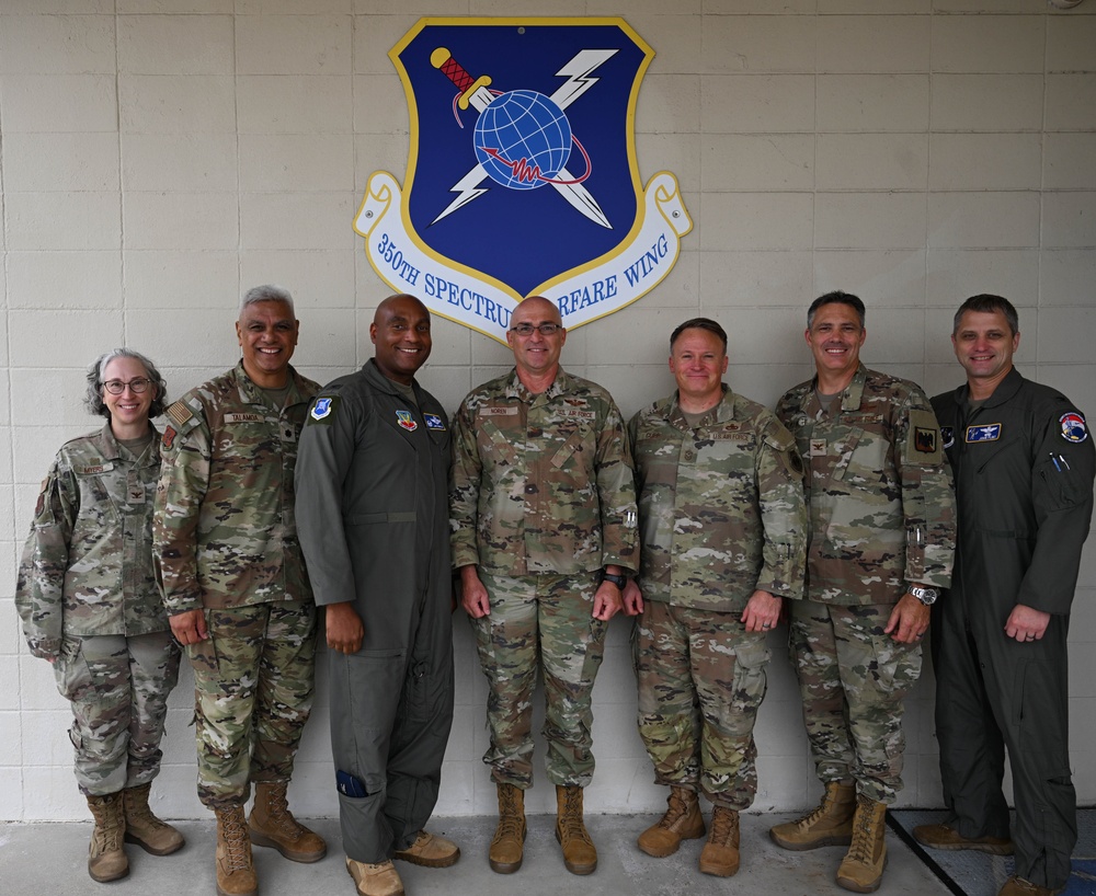 350th SWW hosts Air National Guard leaders