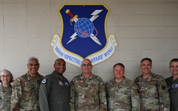 350th SWW hosts Air National Guard leaders