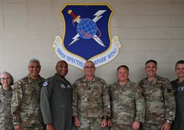 350th SWW hosts Air National Guard leaders