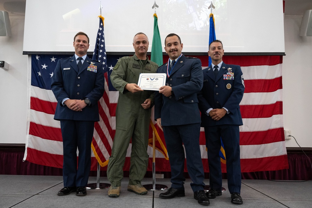 Col. Željko Ninić visits Aviano ALS Graduation