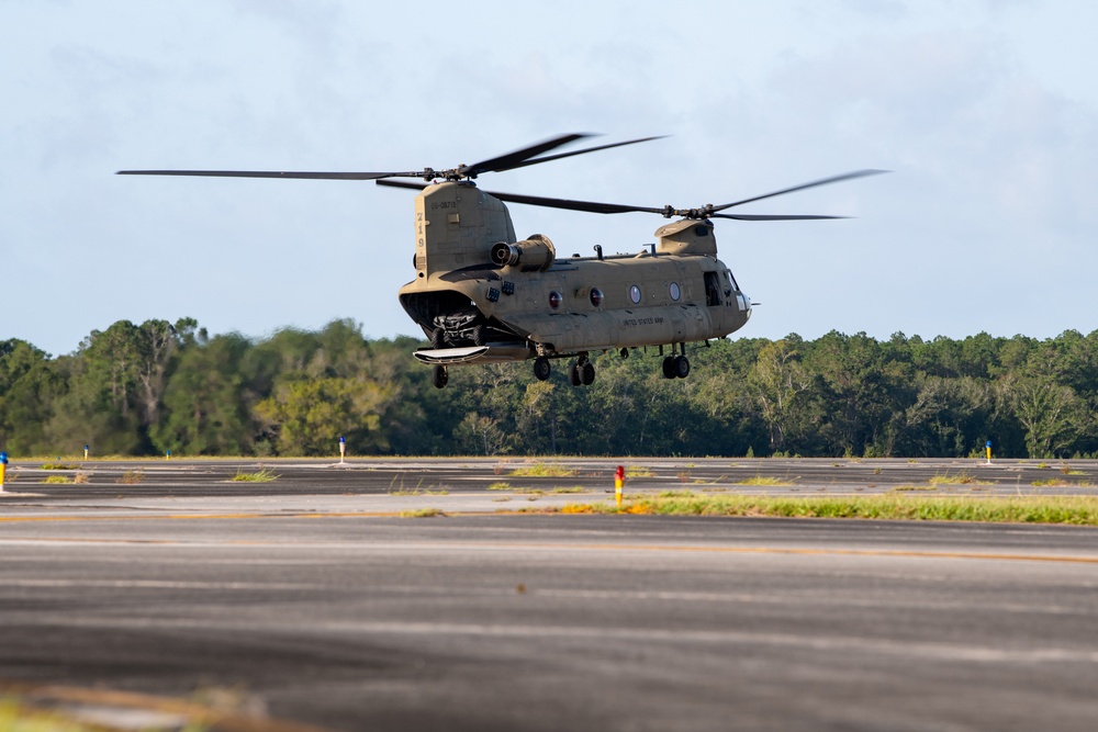1-111th Provides Air support Following Hurricane Helene