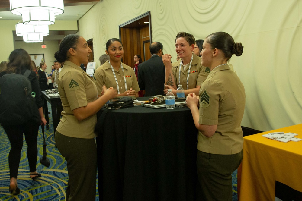 Marines attend 2024 Women in Defense National Conference