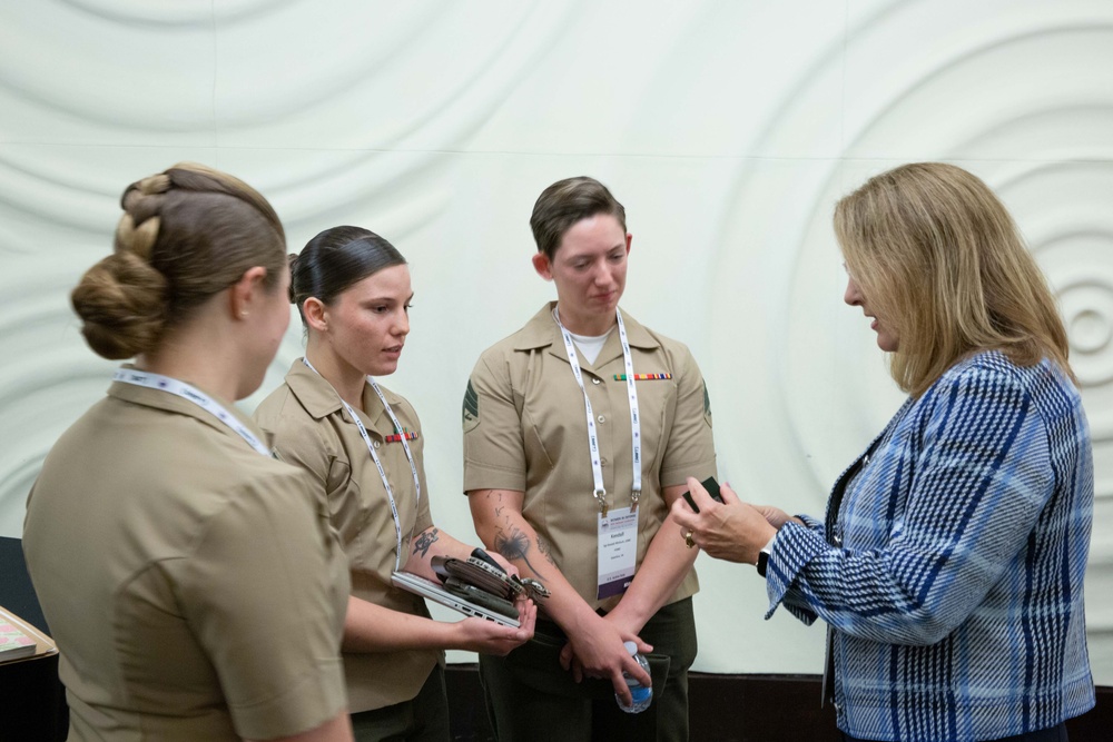 Marines attend 2024 Women in Defense National Conference