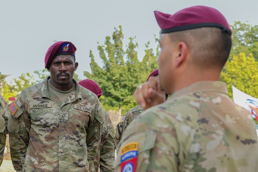 82nd Airborne Division Beret Donning Ceremony