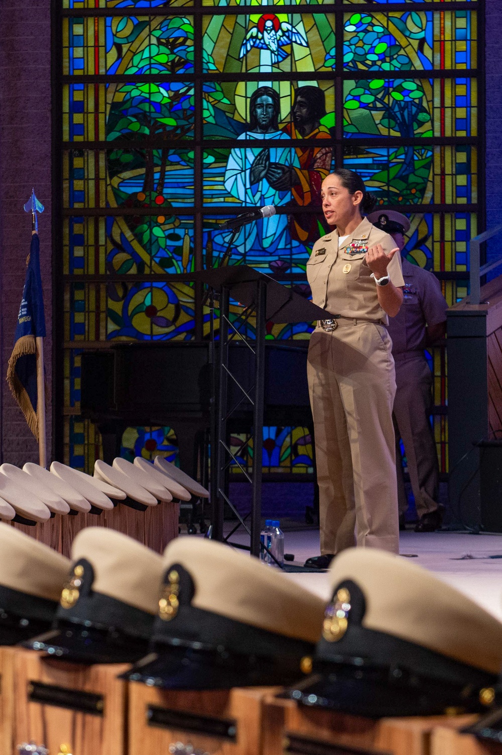 Stennis Conducts Chief Pinning