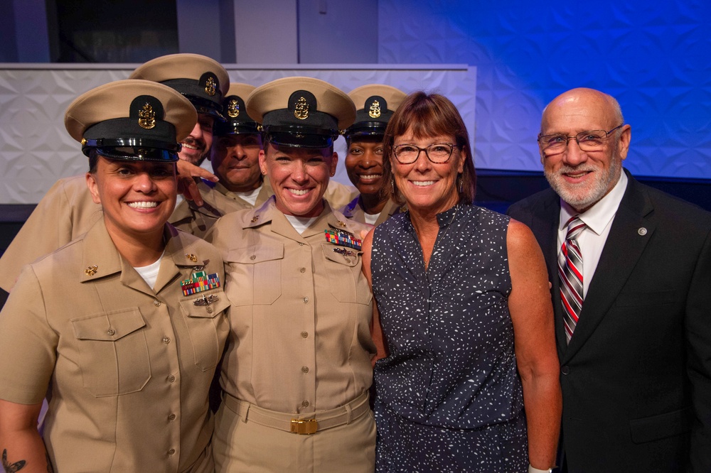 Stennis Conducts Chief Pinning