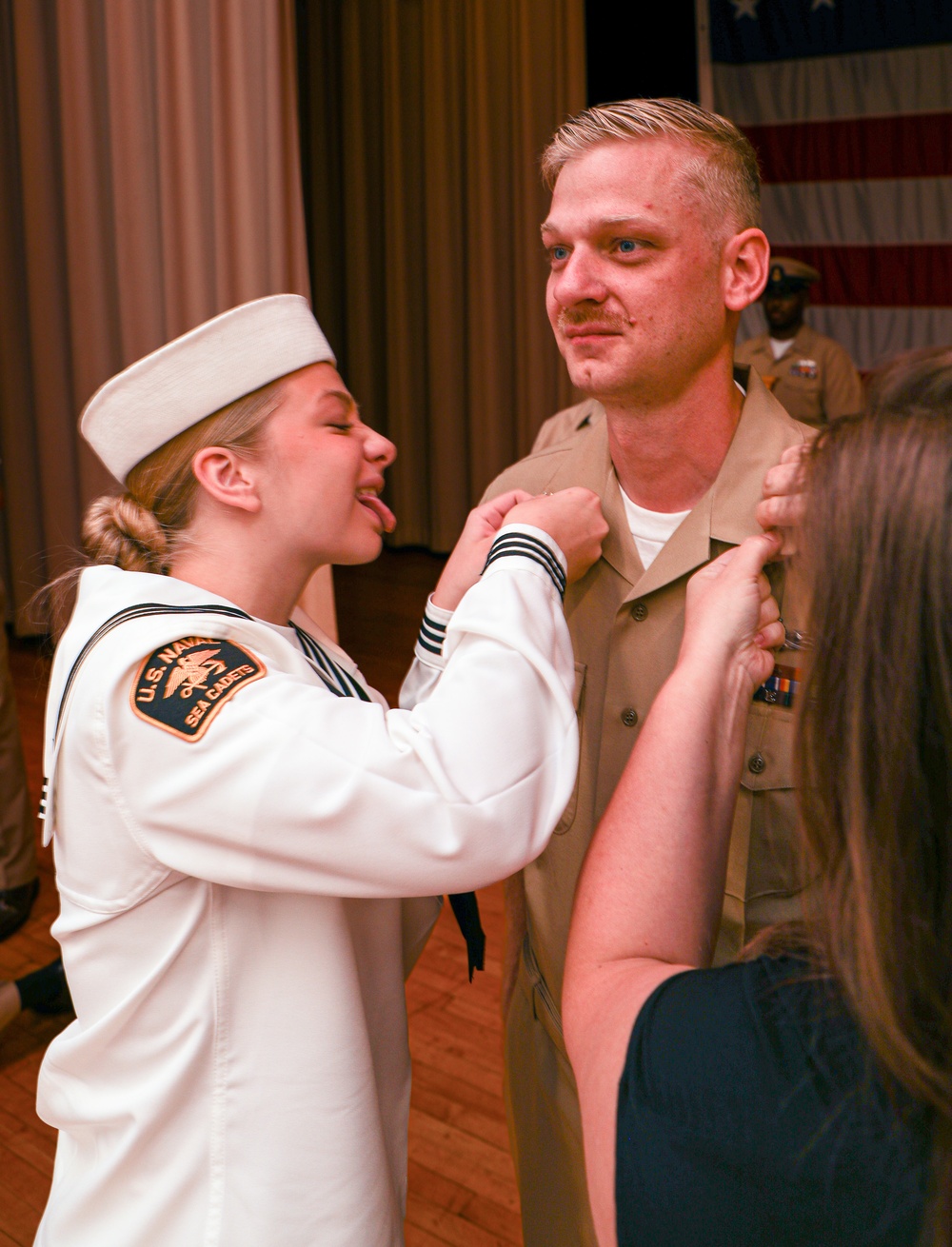 Chief Pinning Ceremony on Naval Station Norfolk