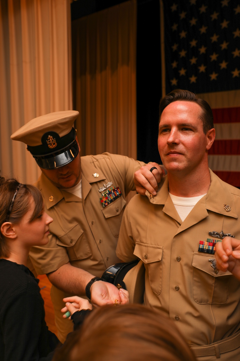 Chief Pinning Ceremony on Naval Station Norfolk