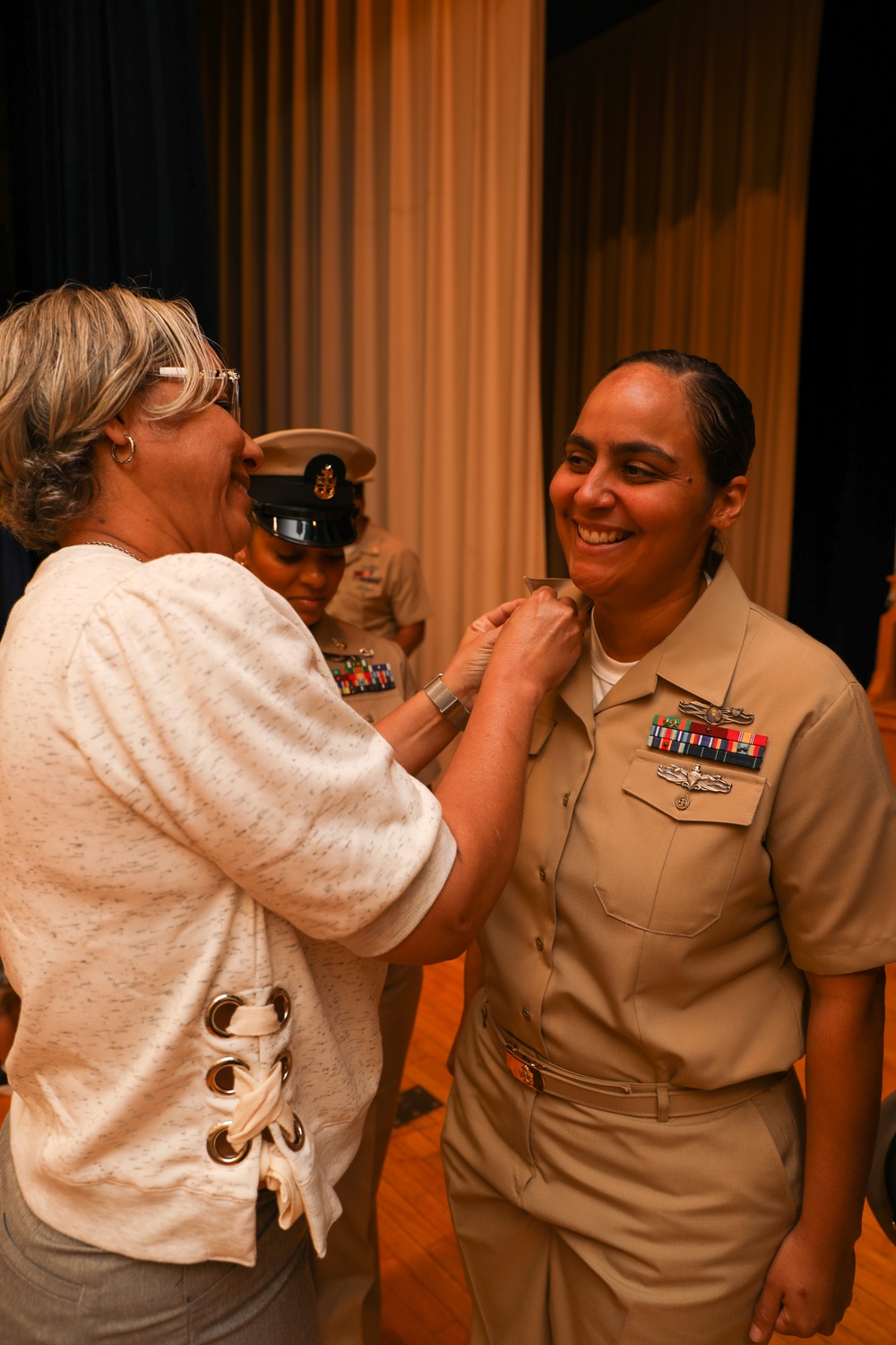 Chief Pinning Ceremony on Naval Station Norfolk