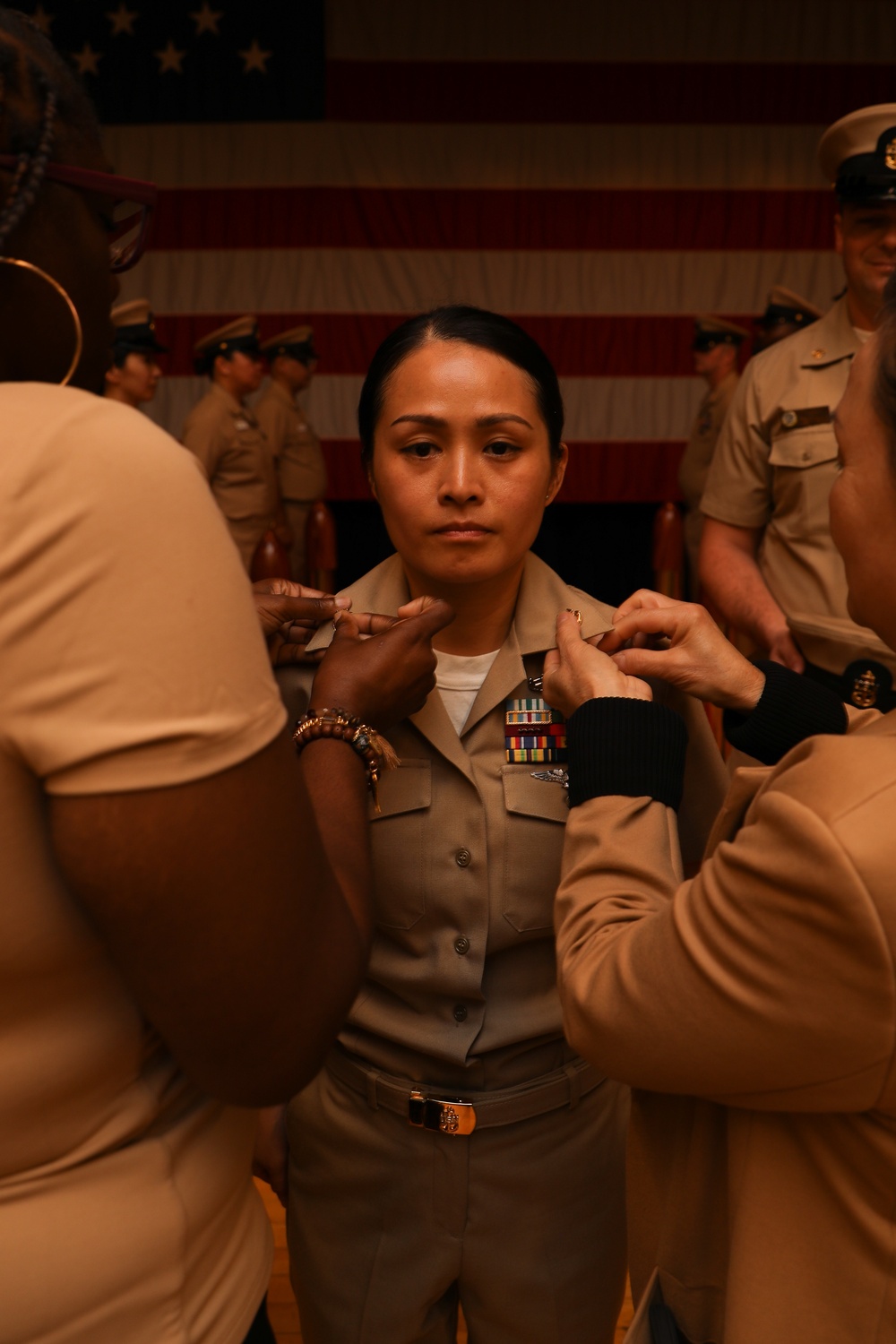 Chief Pinning Ceremony on Naval Station Norfolk