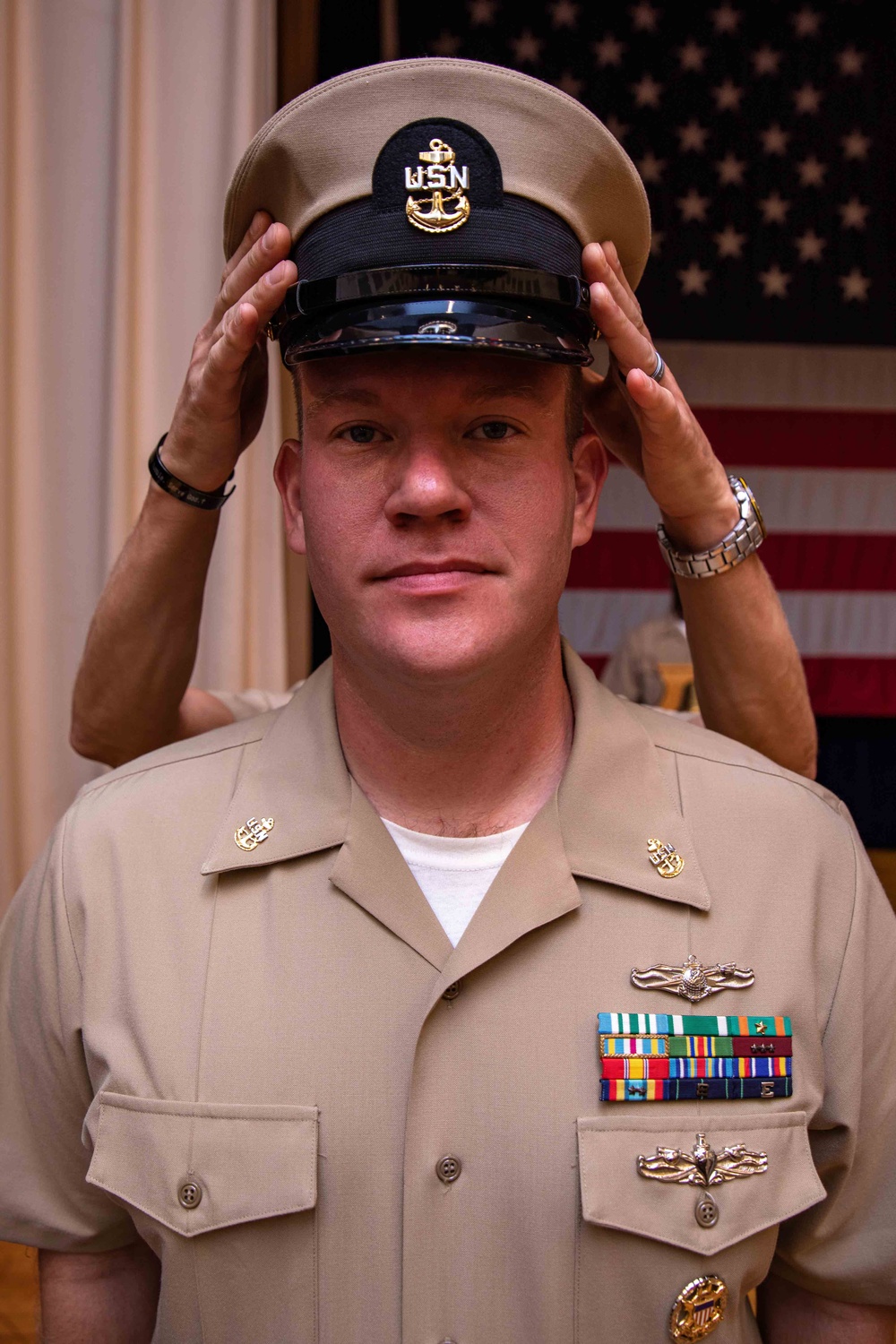 Chief Pinning Ceremony on Naval Station Norfolk